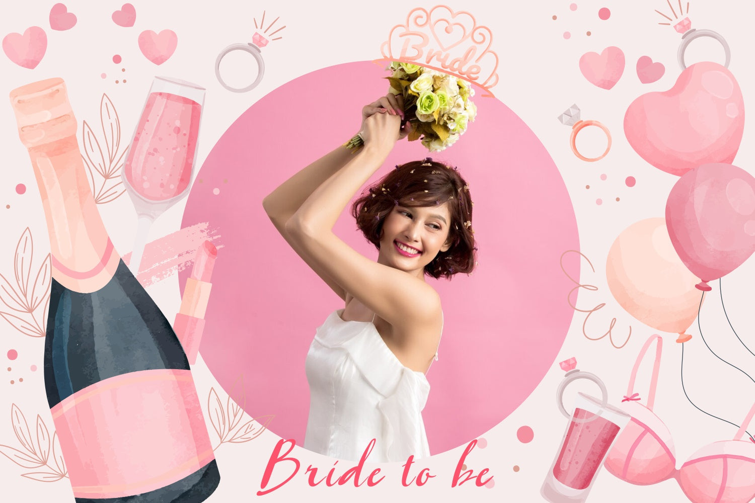 Custom Backdrop For Wedding Balloon Champagne Backdrop UK LXX4-113