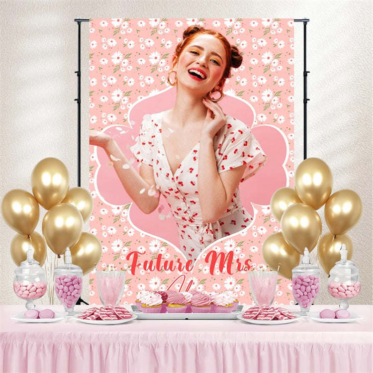 Bridal Shower Backdrop Ideas Blushing Daisy Customized Backdrop UK LXX4-135