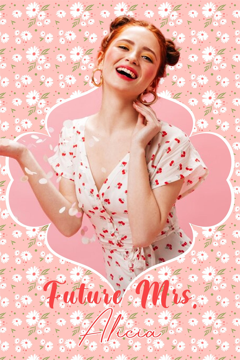 Bridal Shower Backdrop Ideas Blushing Daisy Customized Backdrop UK LXX4-135