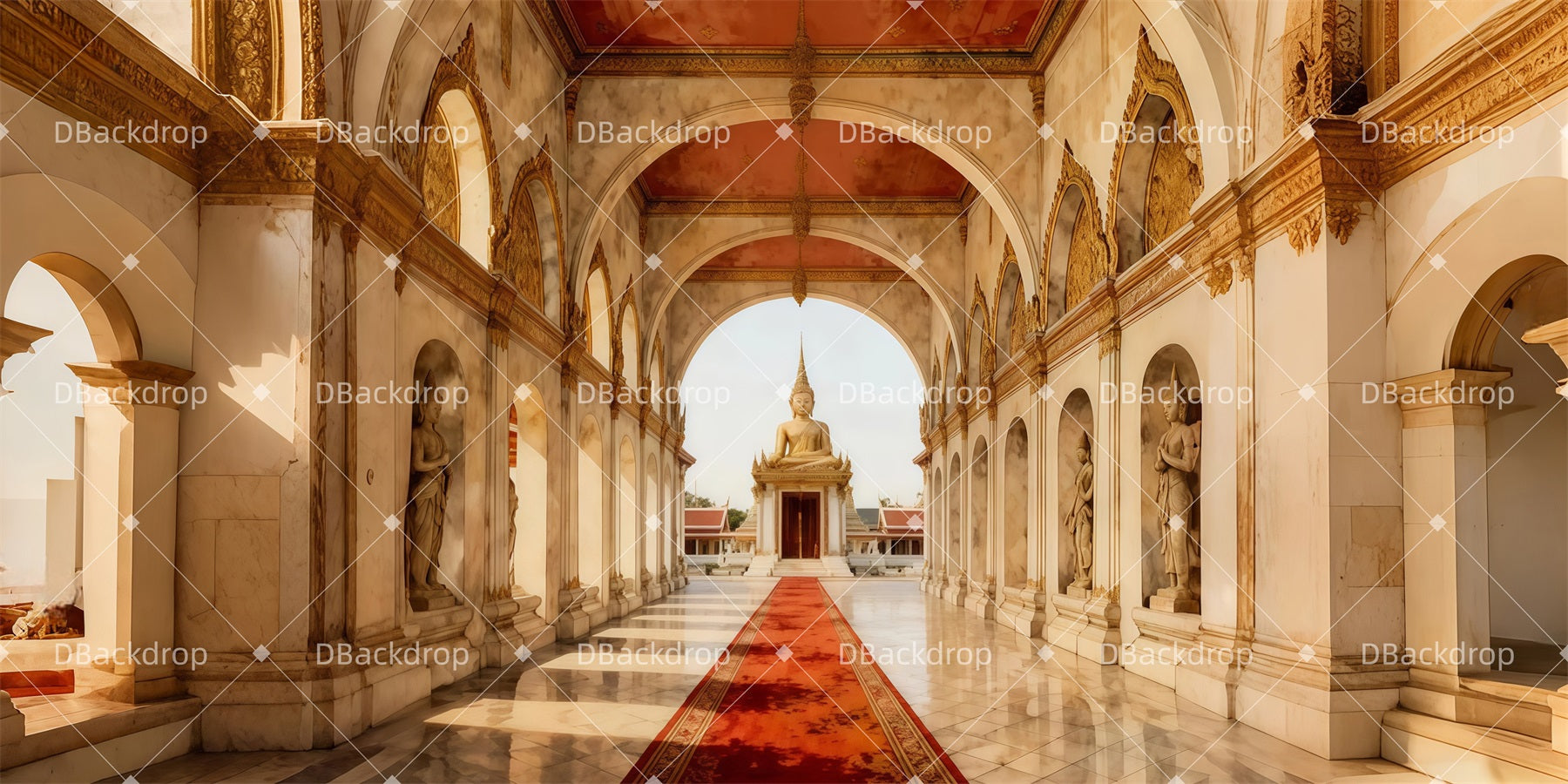 Performance Backdrops Royal Temple Gallery Large Stage Backdrops UK LXX511-T94