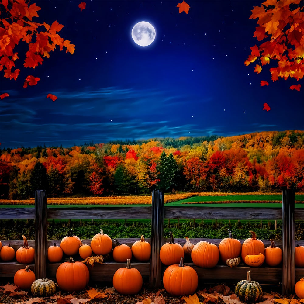 Fall Forest Backdrop Starry Farm Field Backdrop UK LXX57-163