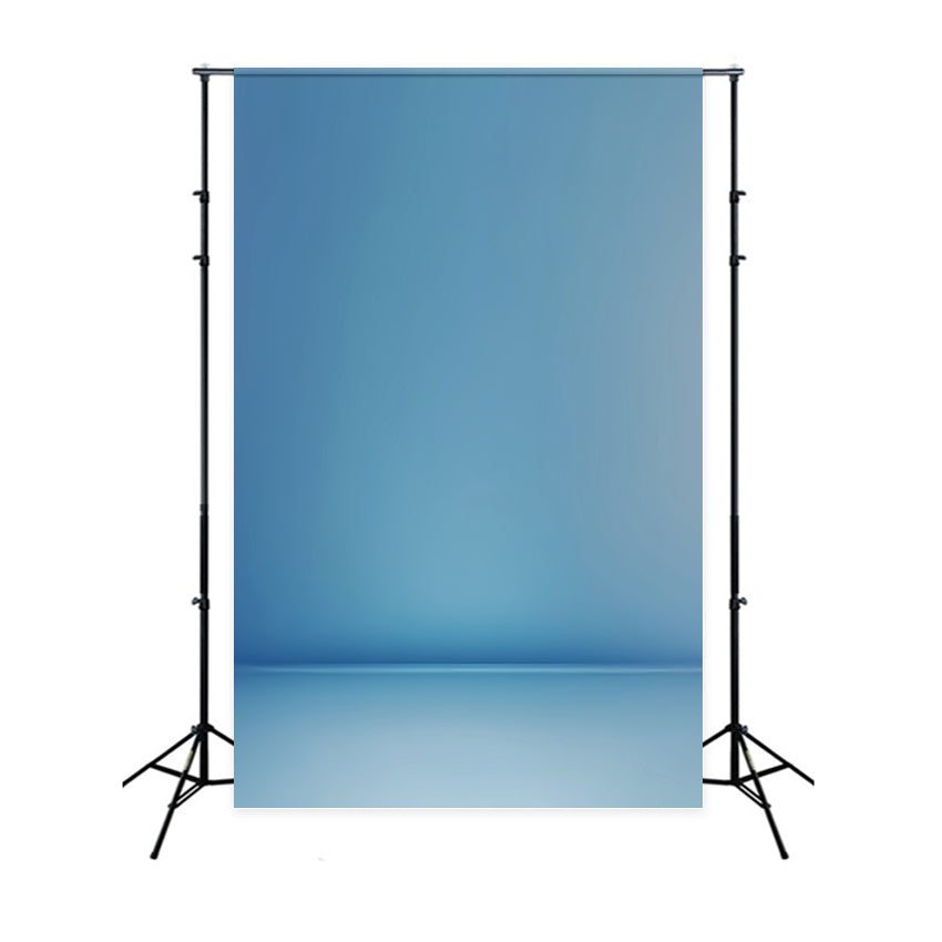 Blue Portrait Backdrop Cool Blue Gradient Backdrop UK LXX57-247