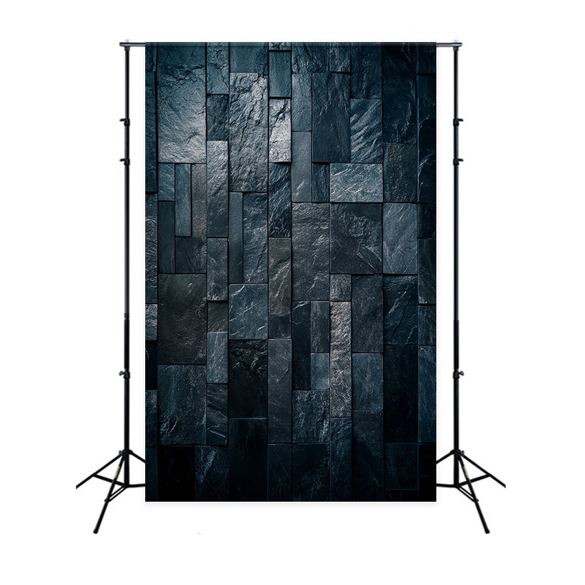 Backdrop Portrait Matte Stone Tile Wall Dark Backdrop UK LXX57-270
