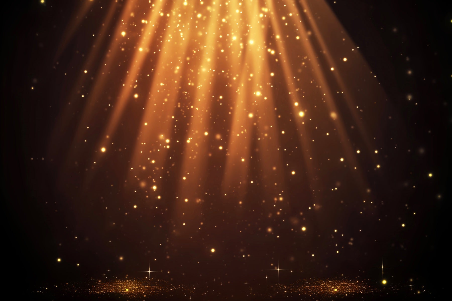 Spotlight Backdrop Sparkling Golden Glitter Rays Dance Backdrops UK LXX59-11