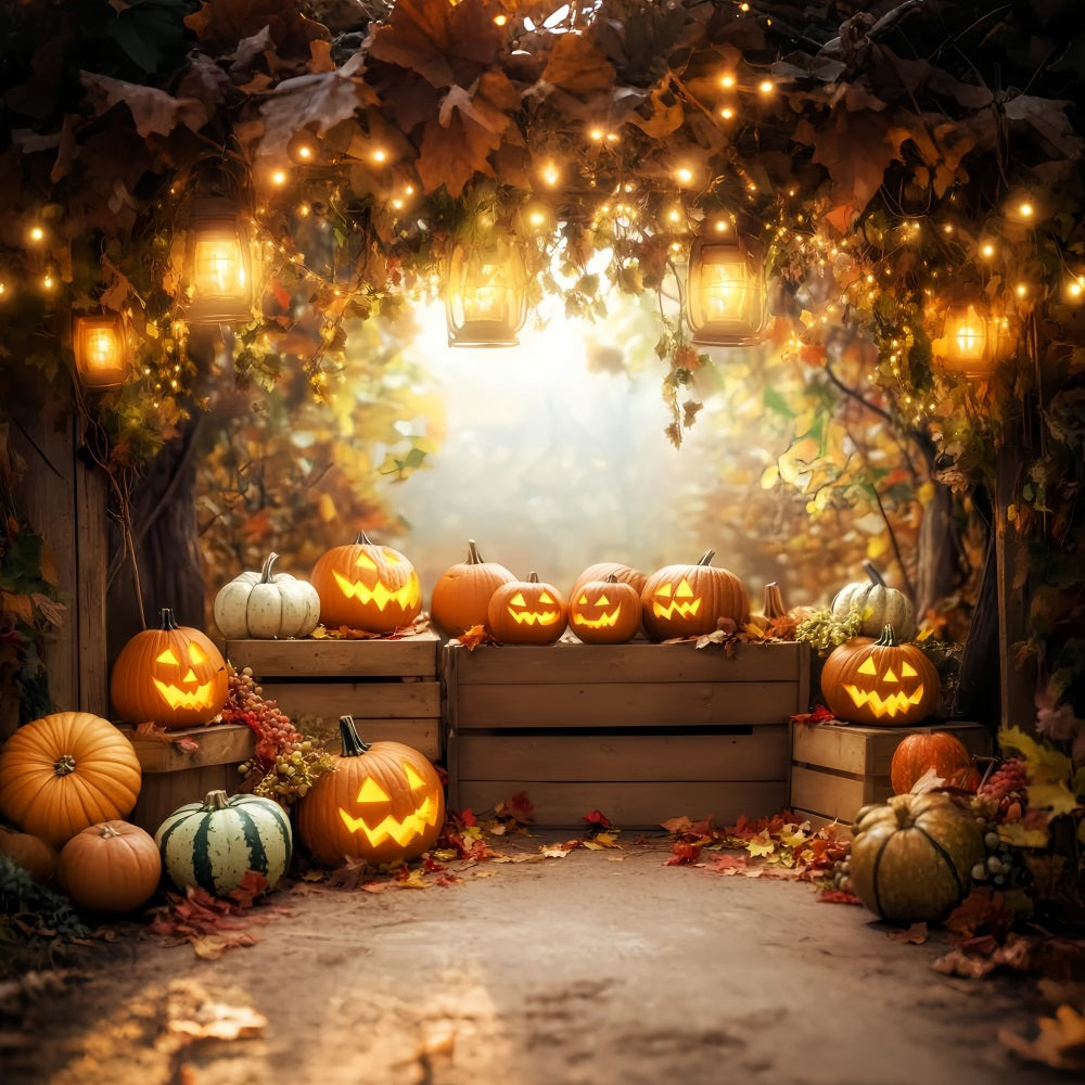 Fall Backdrop Autumn Harvest Market Stall Fall Photoshoot Backdrop UK LXX59-268