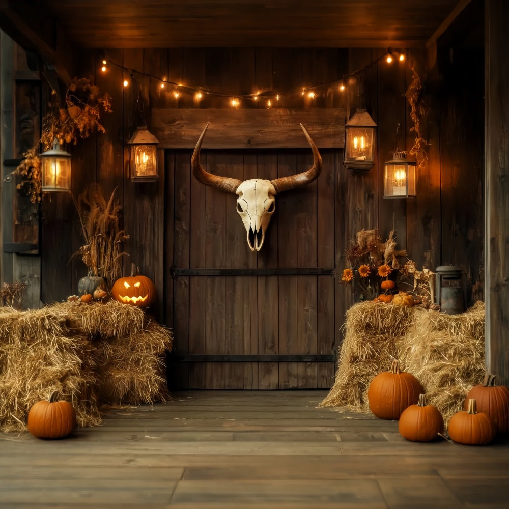 Rustic Backdrop Rustic Harvest Wood Barn Fall Photography Backdrops UK LXX59-278