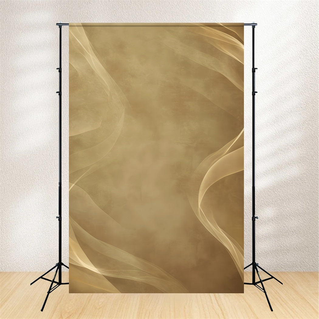 Abstract Dance Studio Backdrop Golden Abstract Flowing Texture Dance Backdrop UK LXX59-3