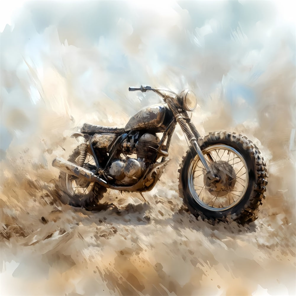 Sports Backdrop Dirt Bike Racing Adventure Sports Backdrops for Photography UK LXX59-318