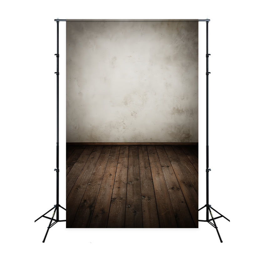 Portrait Photography Backdrop Rustic Wood Floor Texture Portrait Backdrop UK LXX59-430
