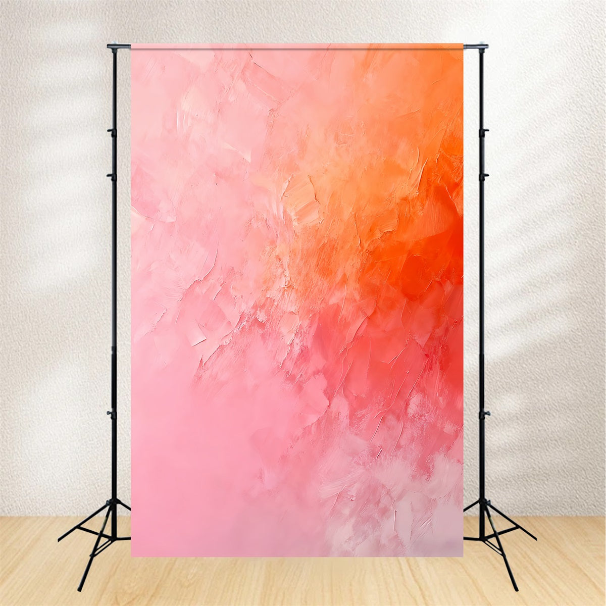 Portrait Backdrop Soft Pink Orange Texture Portrait Photo Backdrop UK LXX59-448