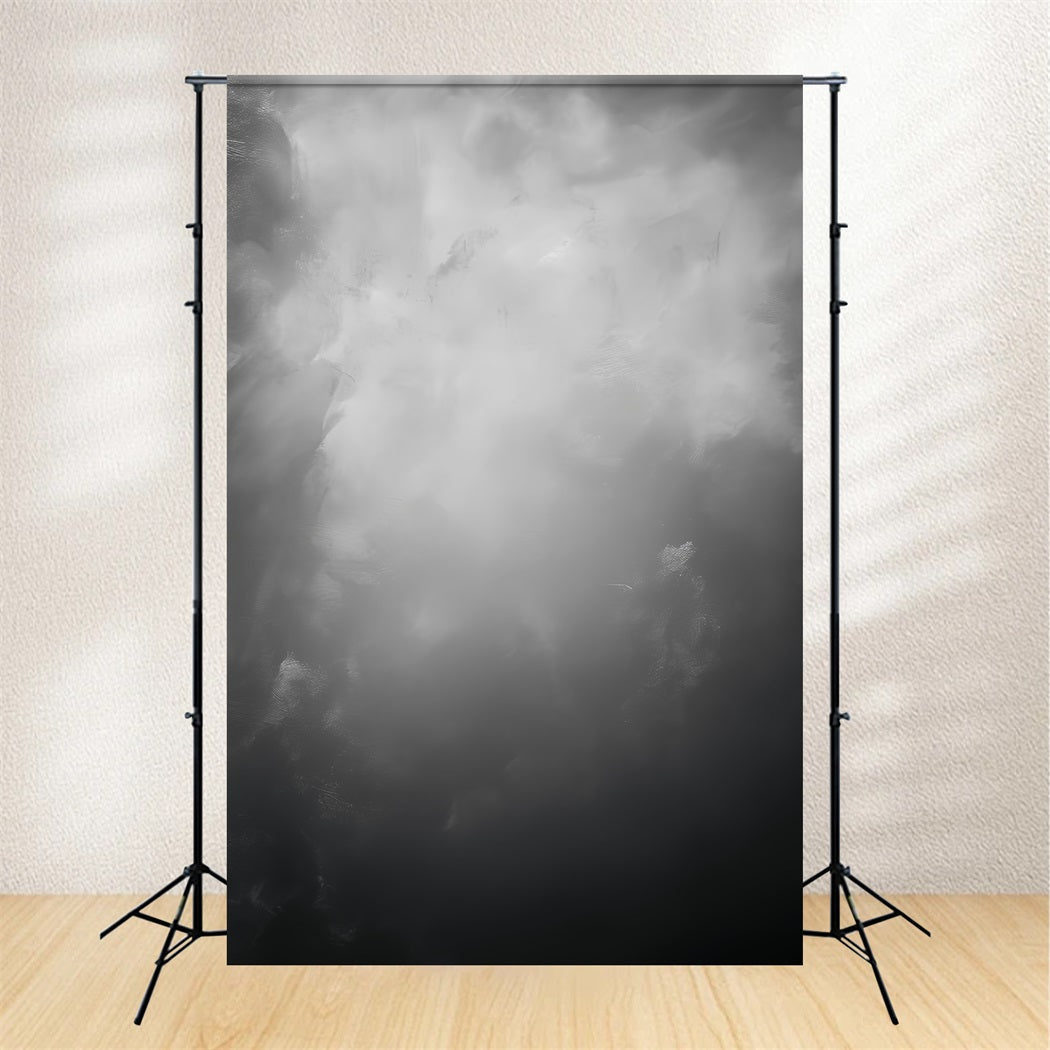 Abstract Dance Studio Backdrop Soft Gray Cloudy Texture Dance Backdrop UK LXX59-5