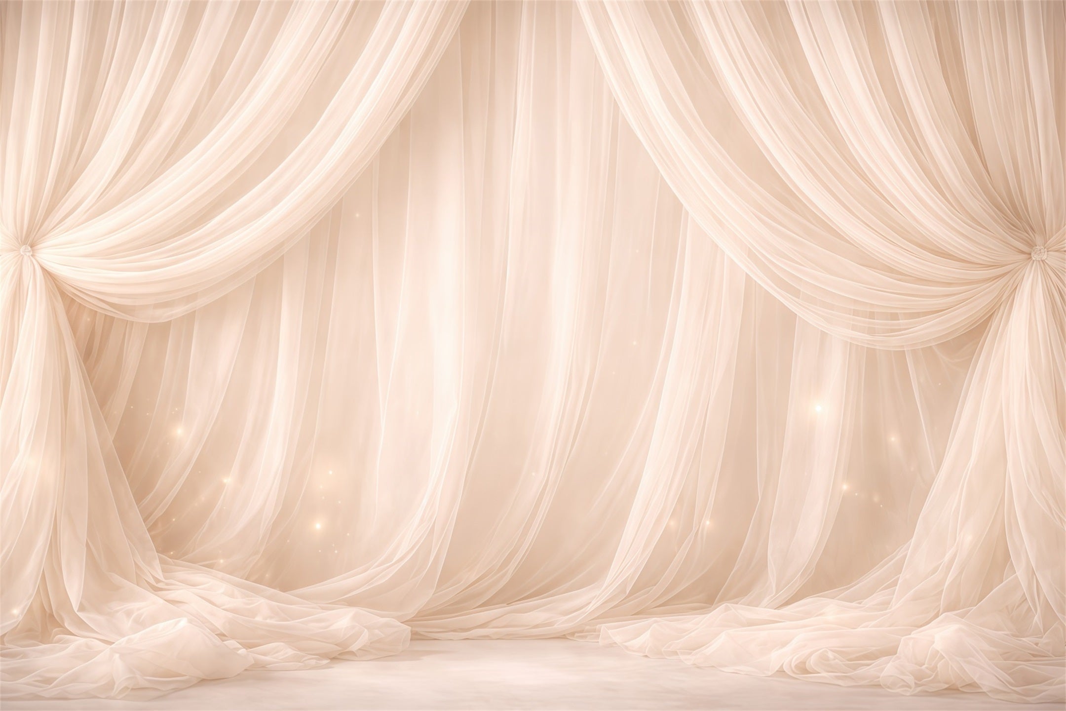 Dreamy Soft Focus Mother's Day Backdrop Champagne Drape Sparkle Lights Mother's Day Photo Backdrops UK LXX63-36