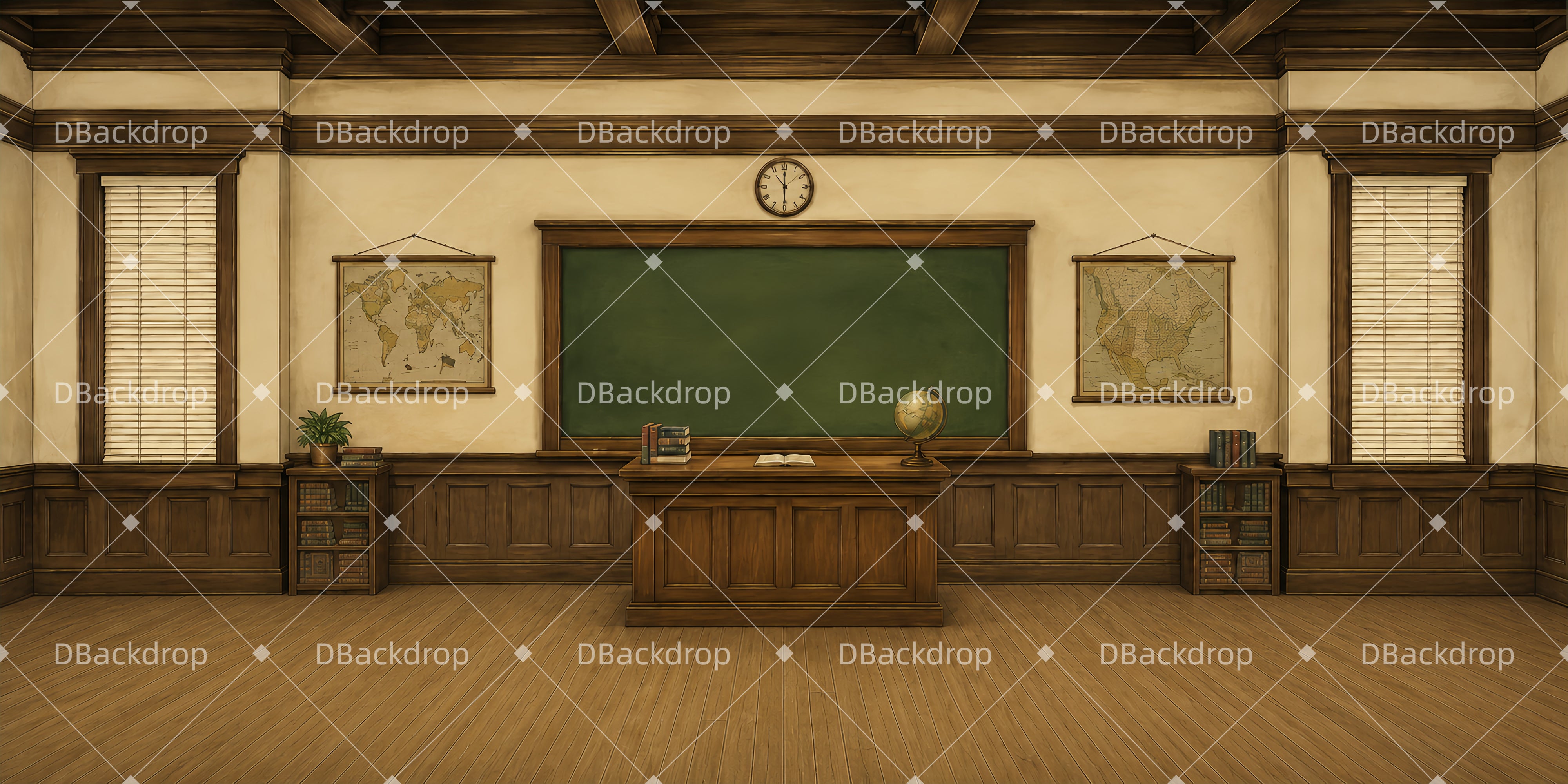 Stage Backdrop Ideas Classic School Classroom Theater Backdrops UK LXX65-T87
