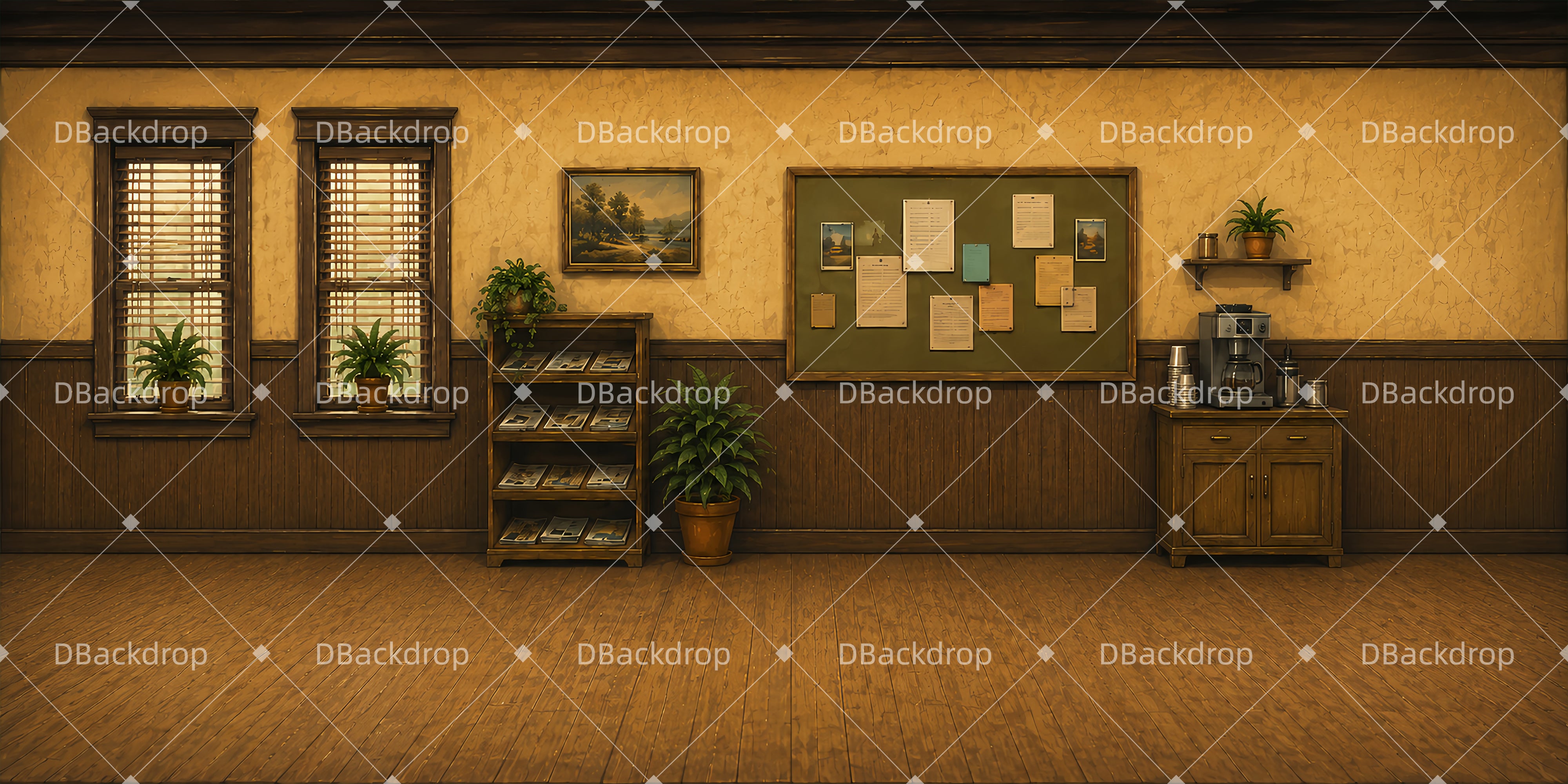 Movie Theater Backdrop Vintage Teachers Lounge Stage Backdrops UK LXX65-T88