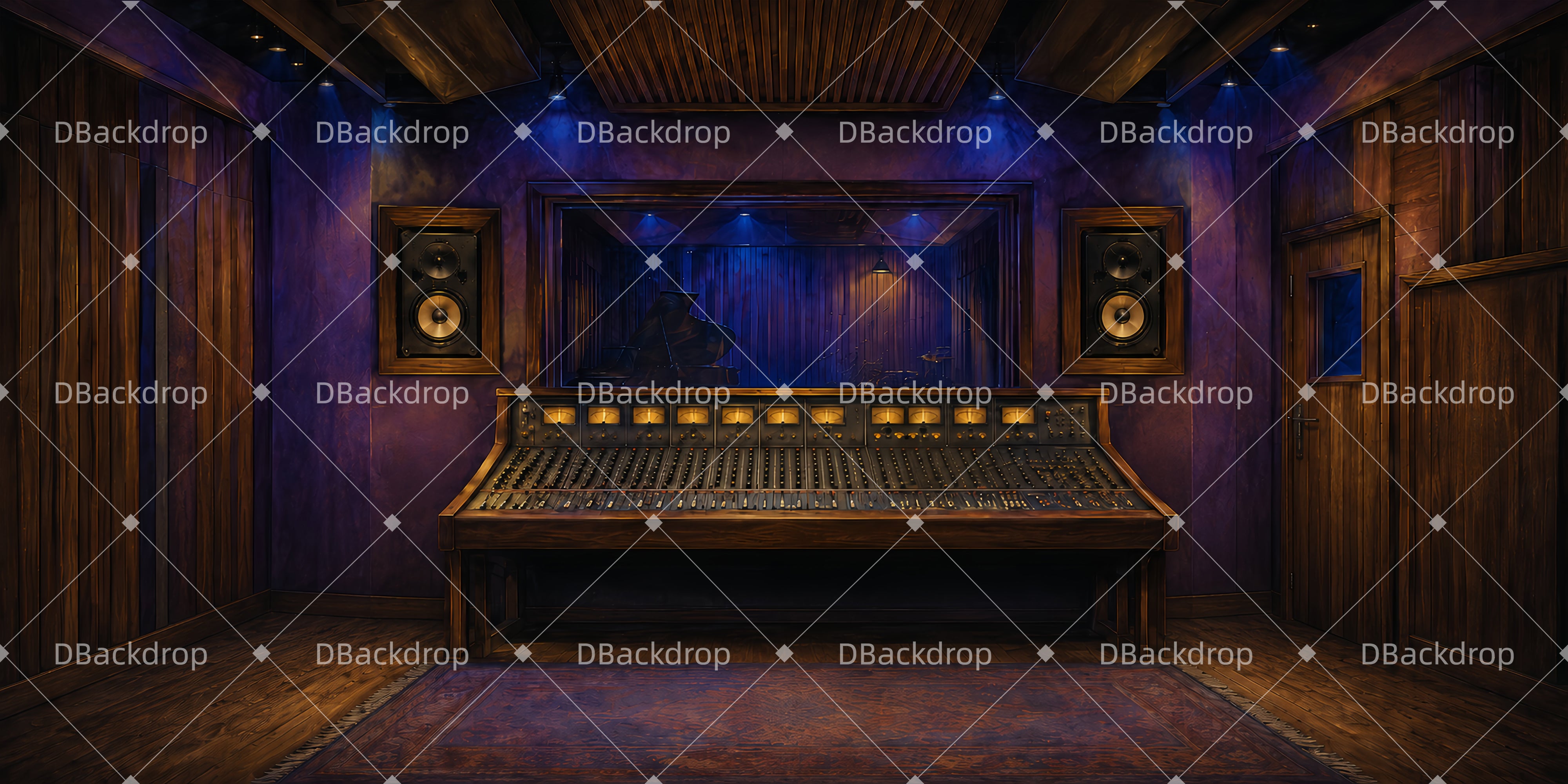 Musical Backdrop Music Studio Room Professional Stage Backdrops UK LXX66-T20