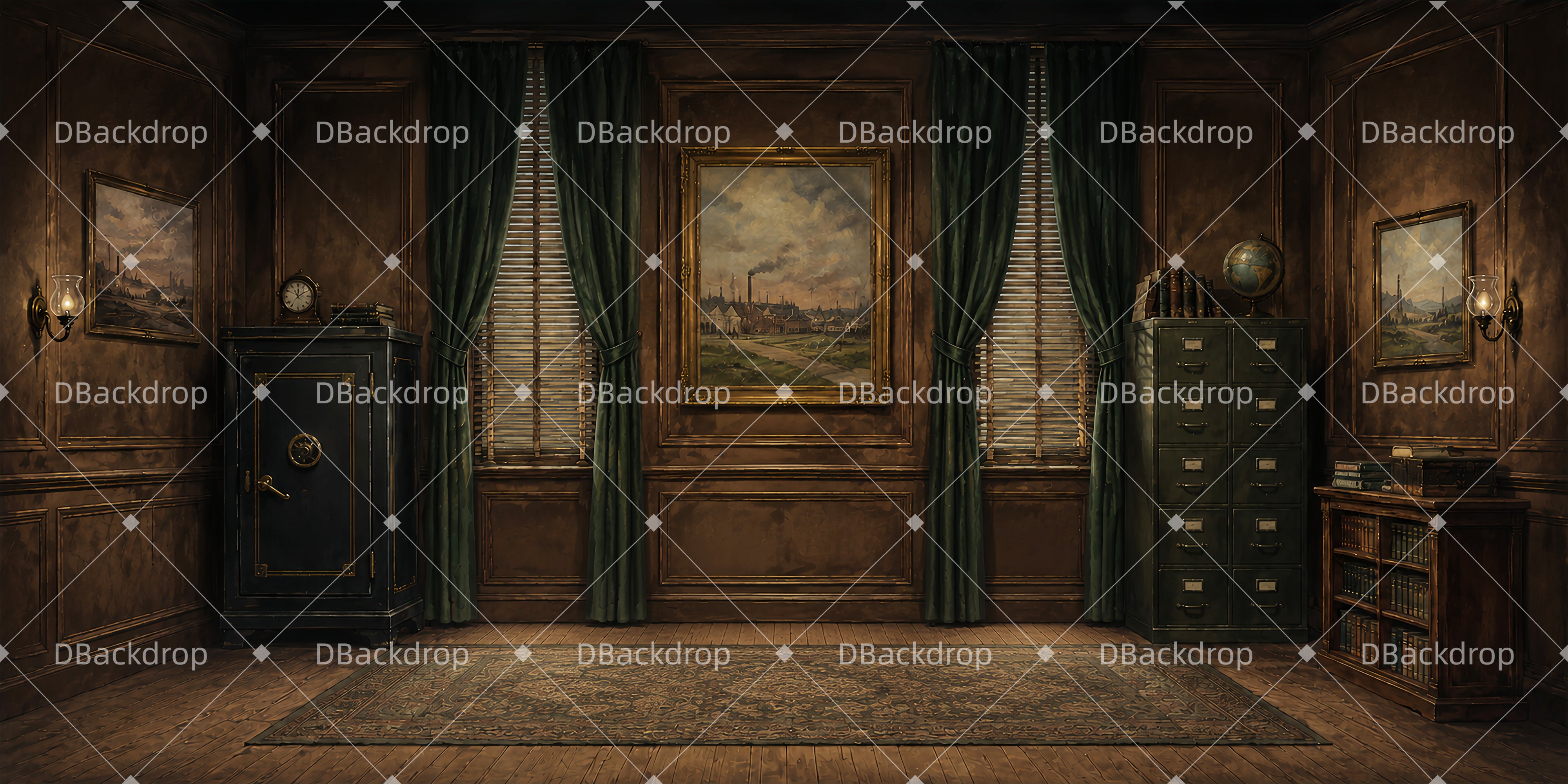 Theater Backdrops Potter's Office Stage Backdrops For UK Sale LXX66-T72