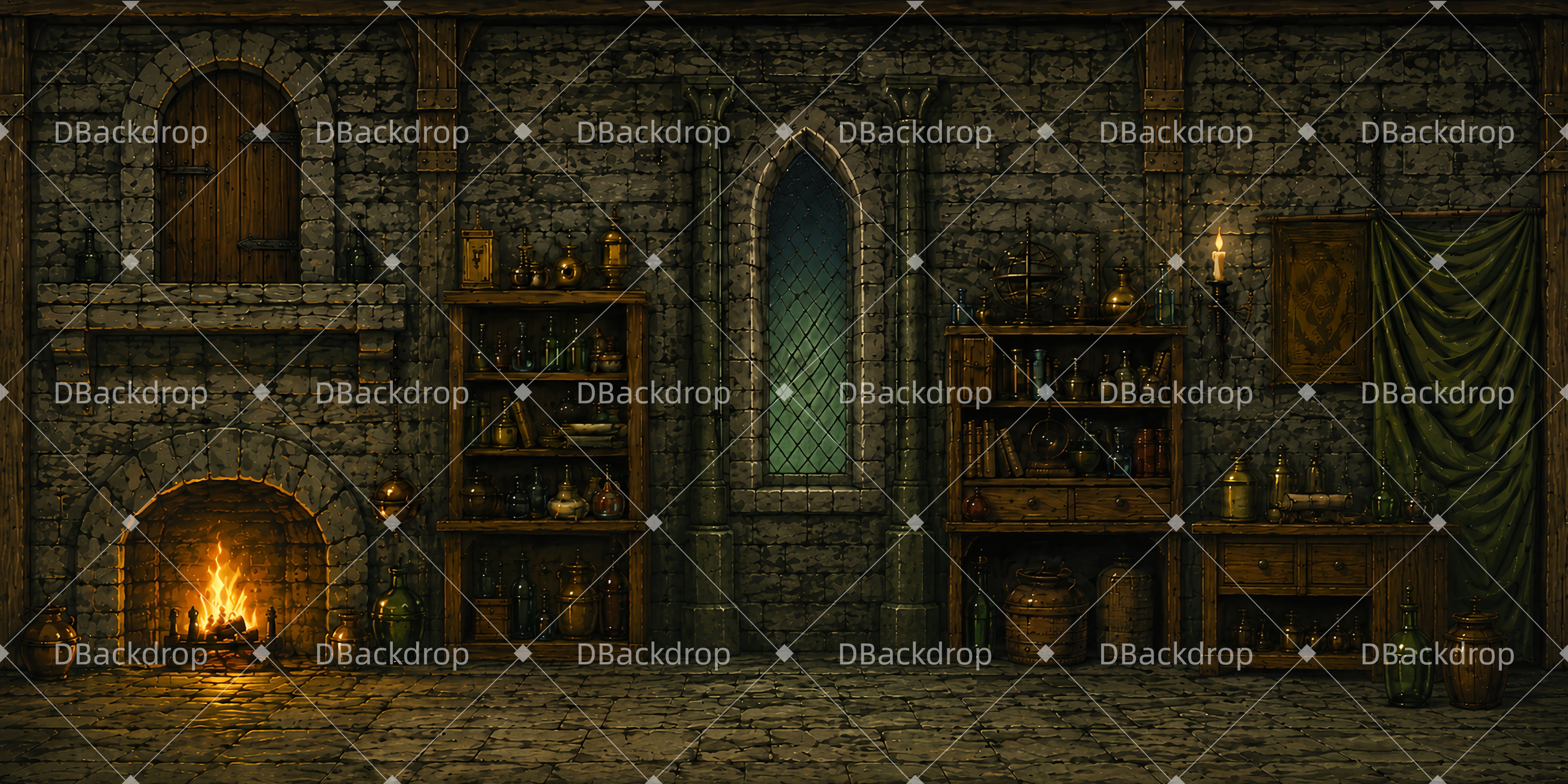 Stage Backdrop Ideas Evil Queen Laboratory Theater Backdrop UK LXX66-T9