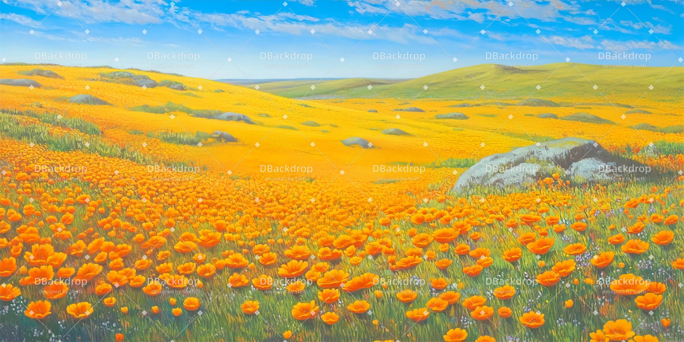 Theater Backdrop Lion Grassland Large Stage Backdrops UK CSH59-T97