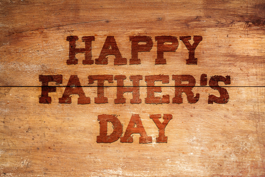 Father’s Day Celebration Wood Backdrop Banner UK M-43