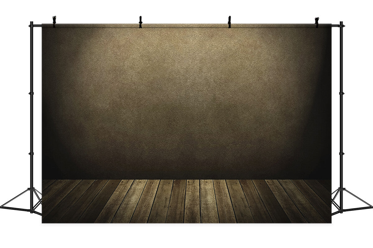 Abstract Deep Brown Photography Backdrop With Wooden Floor M2-05