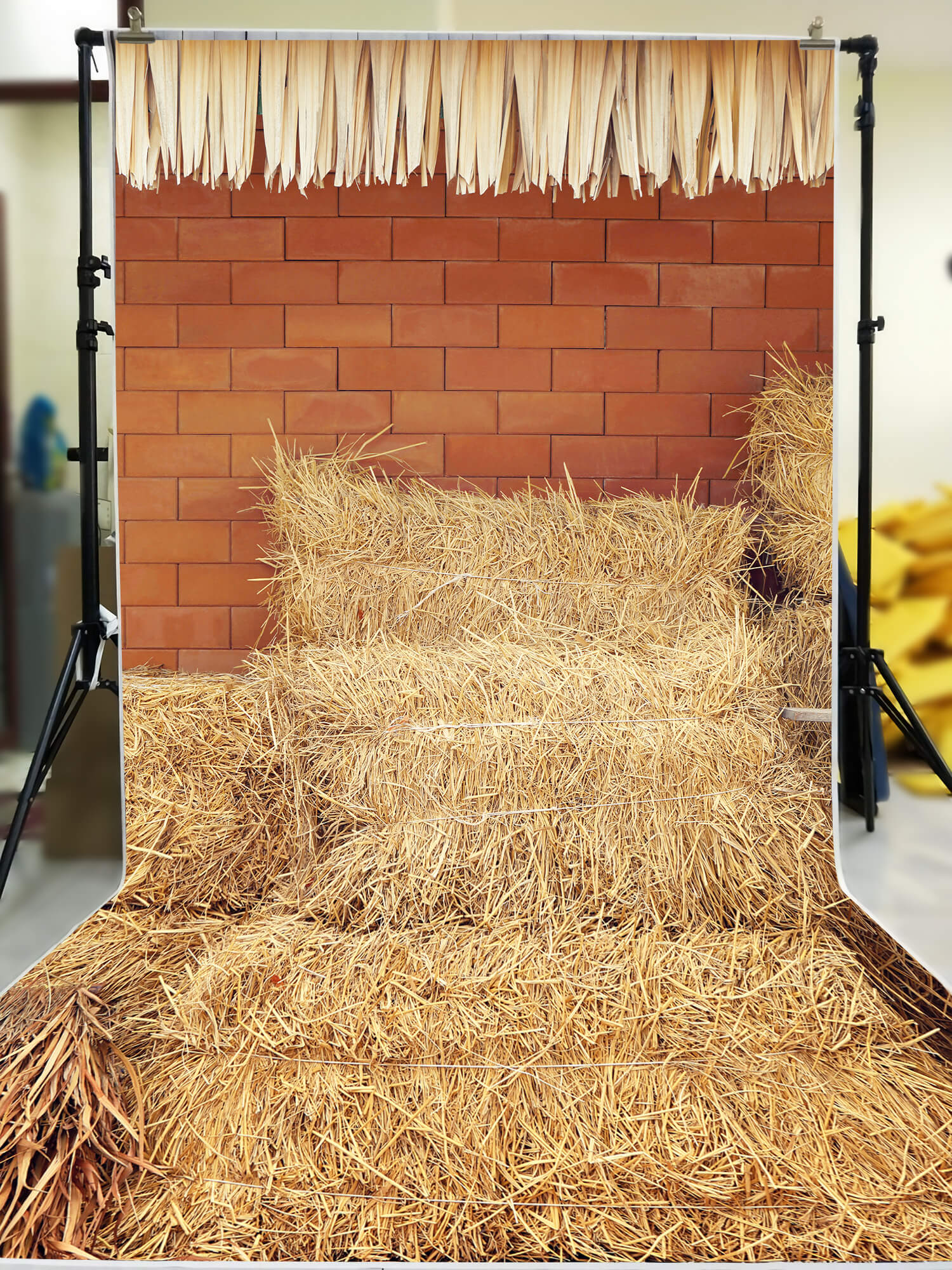 Barn Straw Farm Hay Photography Backdrop UK M7-83