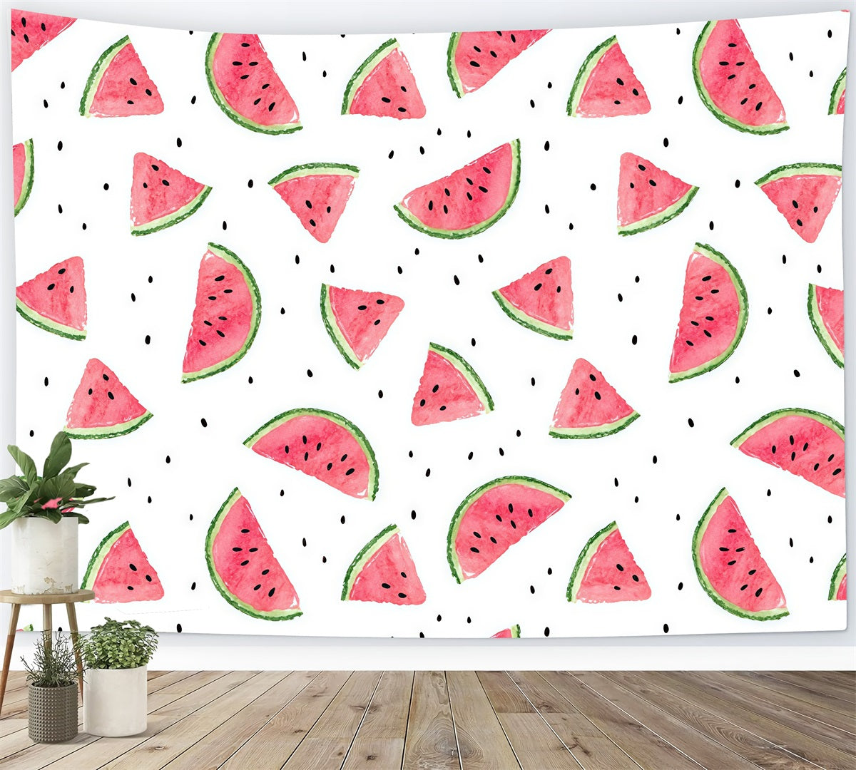 Cake Smash Backdrop Watermelon Pattern Summer Birthday Backdrop UK MRR10-19