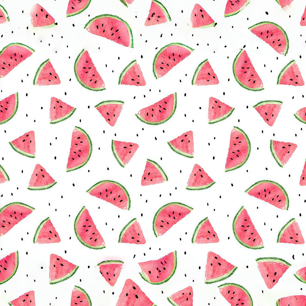 Cake Smash Backdrop Watermelon Pattern Summer Birthday Backdrop UK MRR10-19