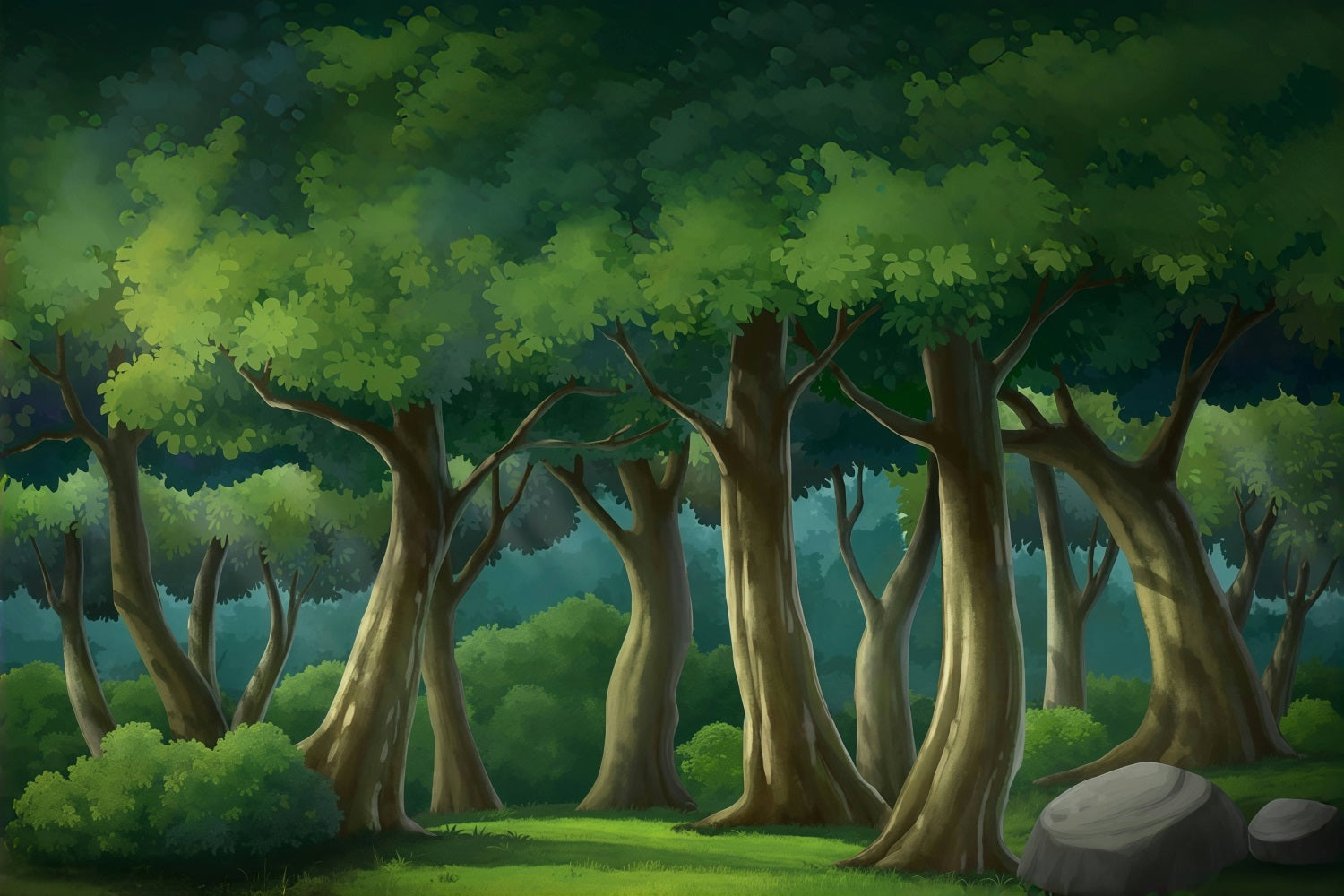 Newborn Backdrop Enchanted Forest Trees Kids Photo Backdrop UK MRR10-24