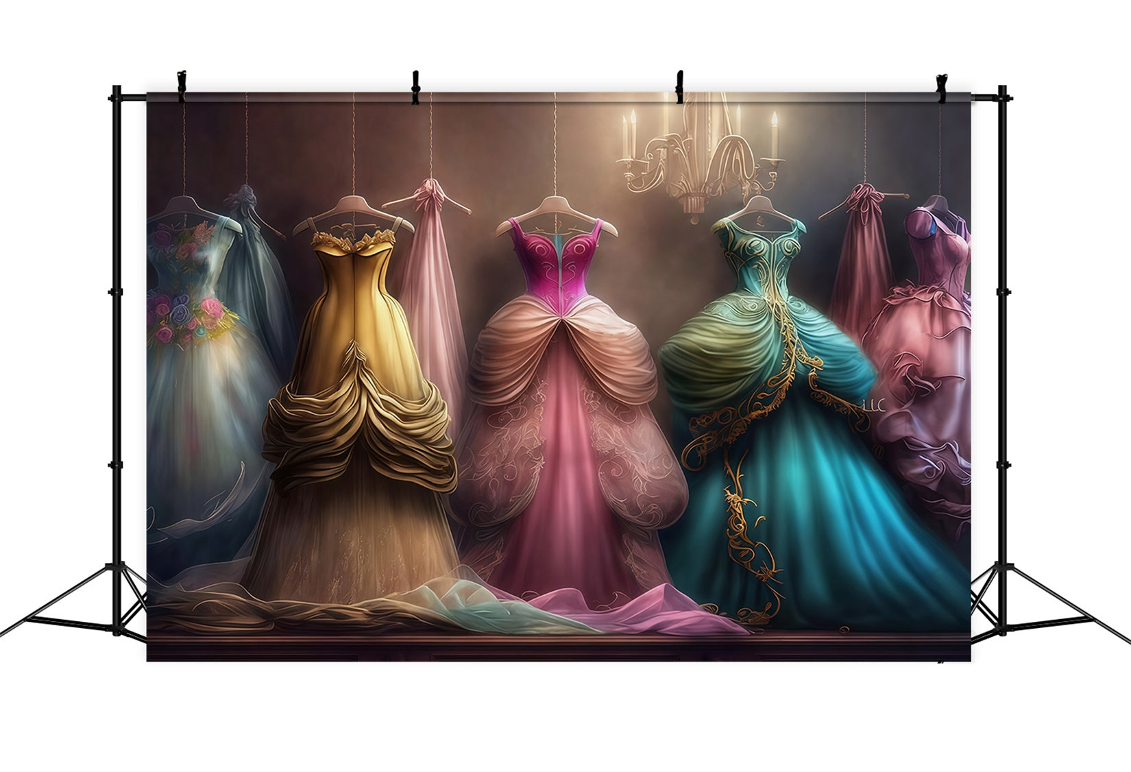 Vintage Backdrop Princess Dresses Elegant Closet Retro Backdrop UK MRR10-58