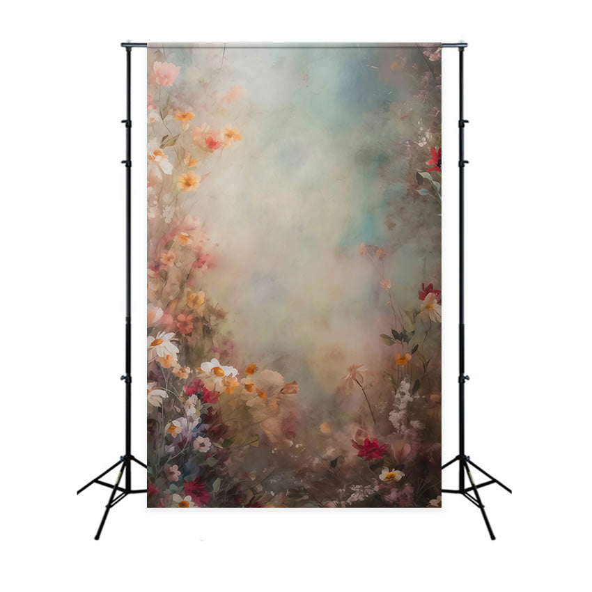 Fine Art Backdrop Lush Wildflower Meadow Artistic Backdrops UK MRR10-60