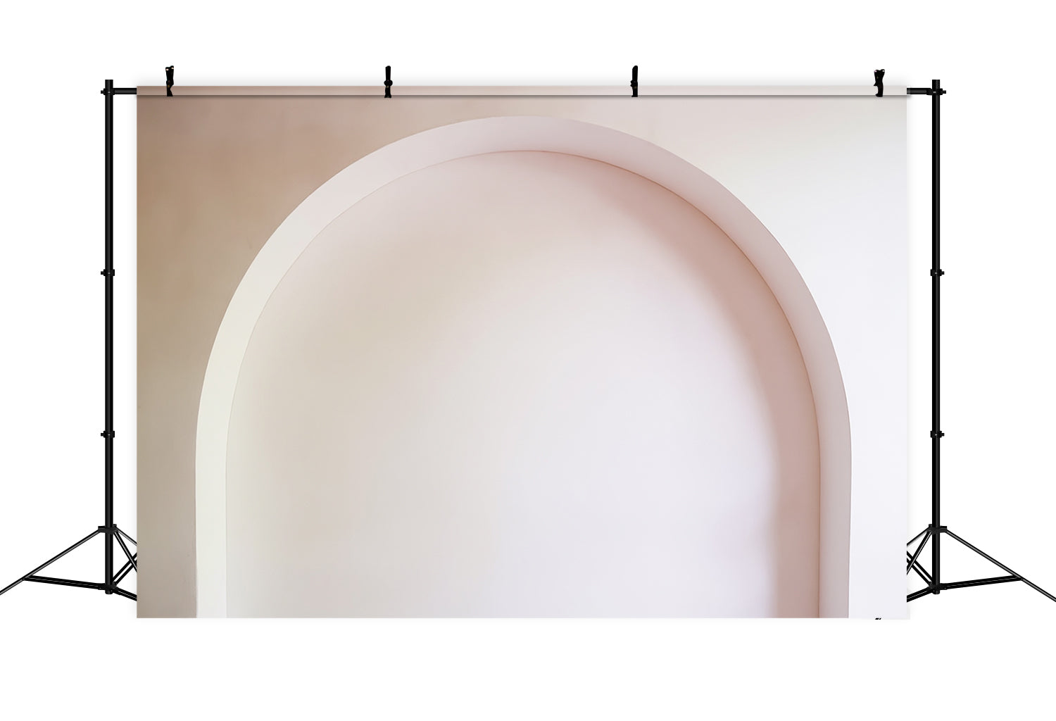 Boho Backdrop Minimalist Soft White Arch Frame Bohemian Backdrop UK MRR9-109
