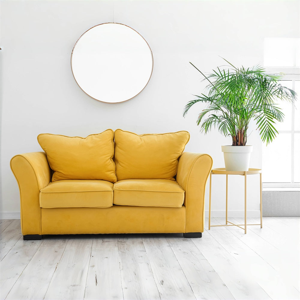 Warm Family Yellow Sofa Backdrop RR5-9