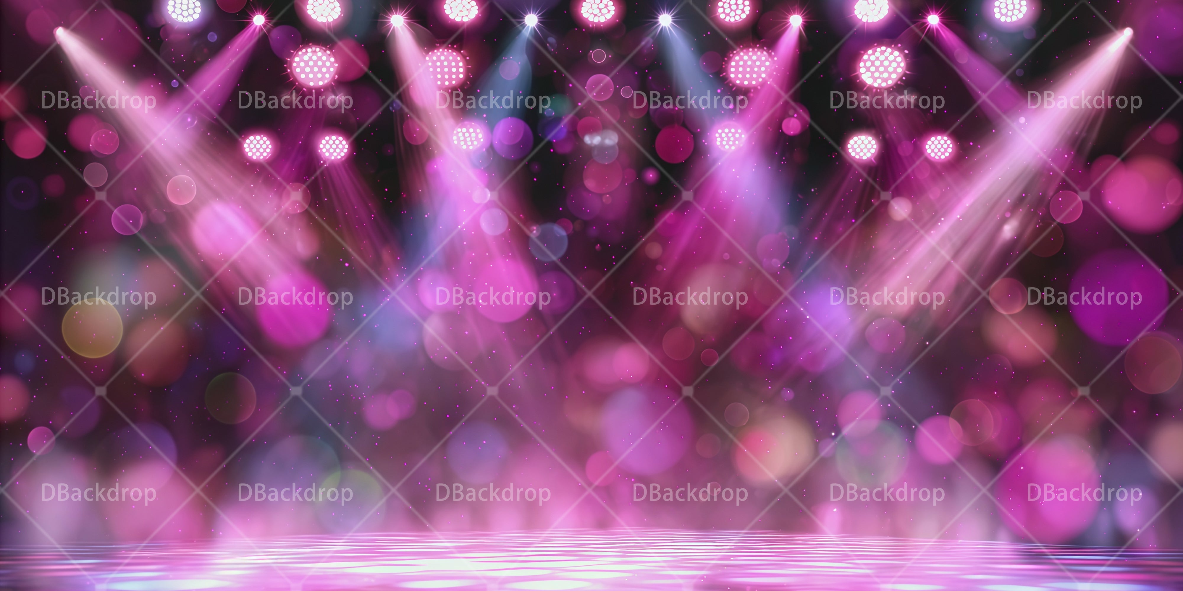 Musical Backdrops Celebration Lights Broadway Stage Backdrop UK RR65-T115