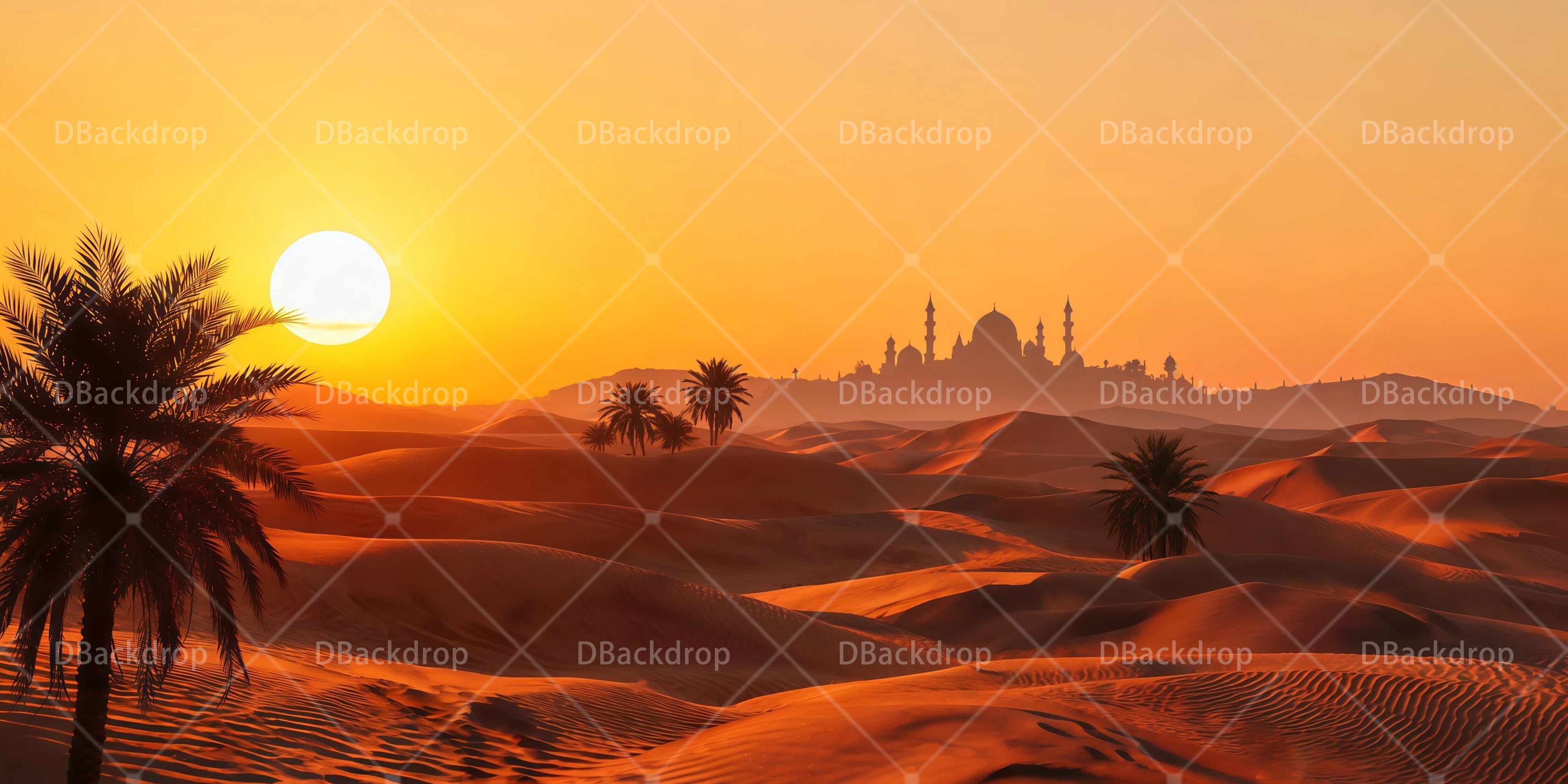 Scenery Backdrops For Theater Arabian Palace Scenic Backdrops UK RR65-T34