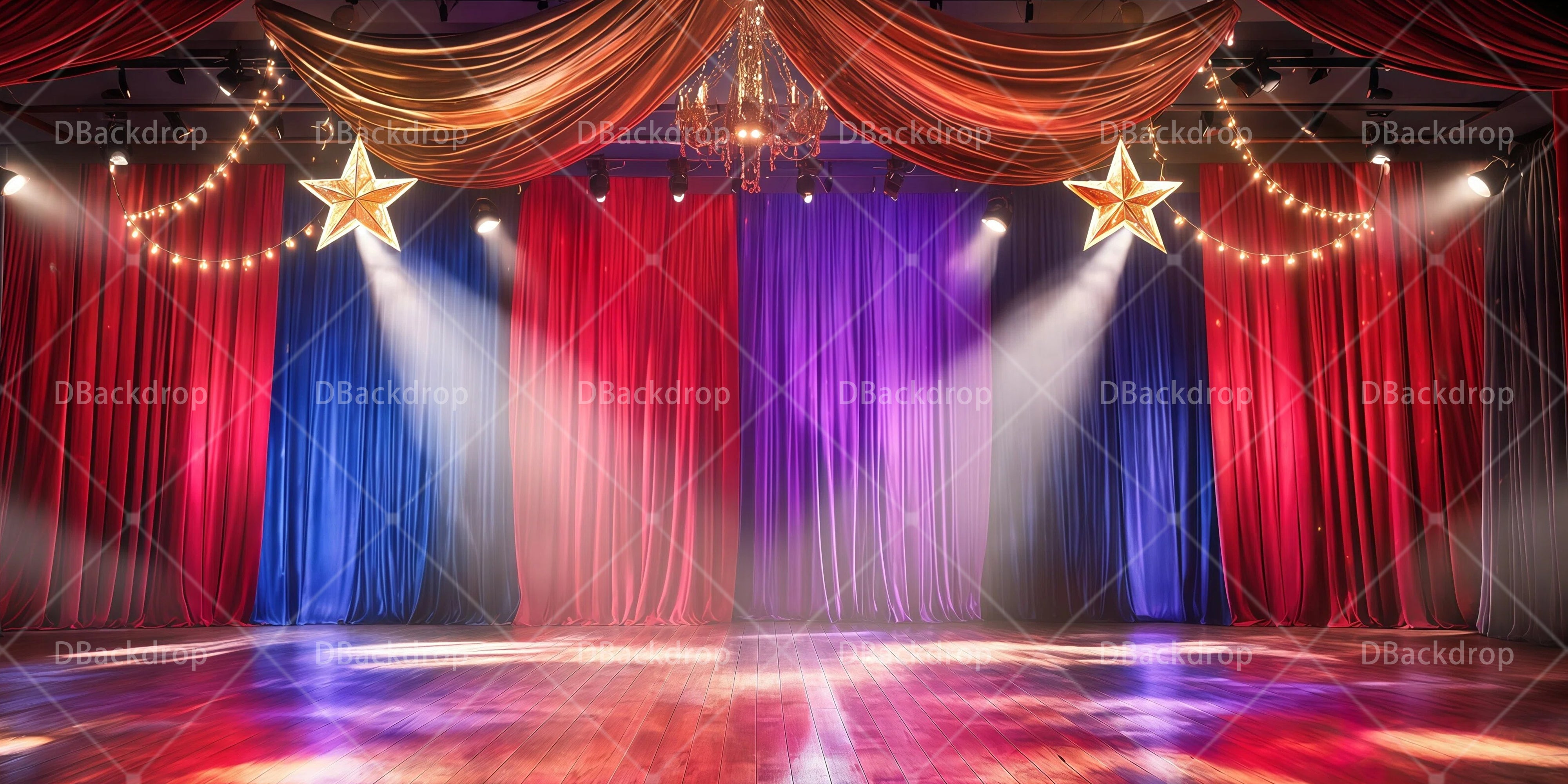 Broadway Stage Backdrops Prom Stage Performance Backdrops UK RR65-T52