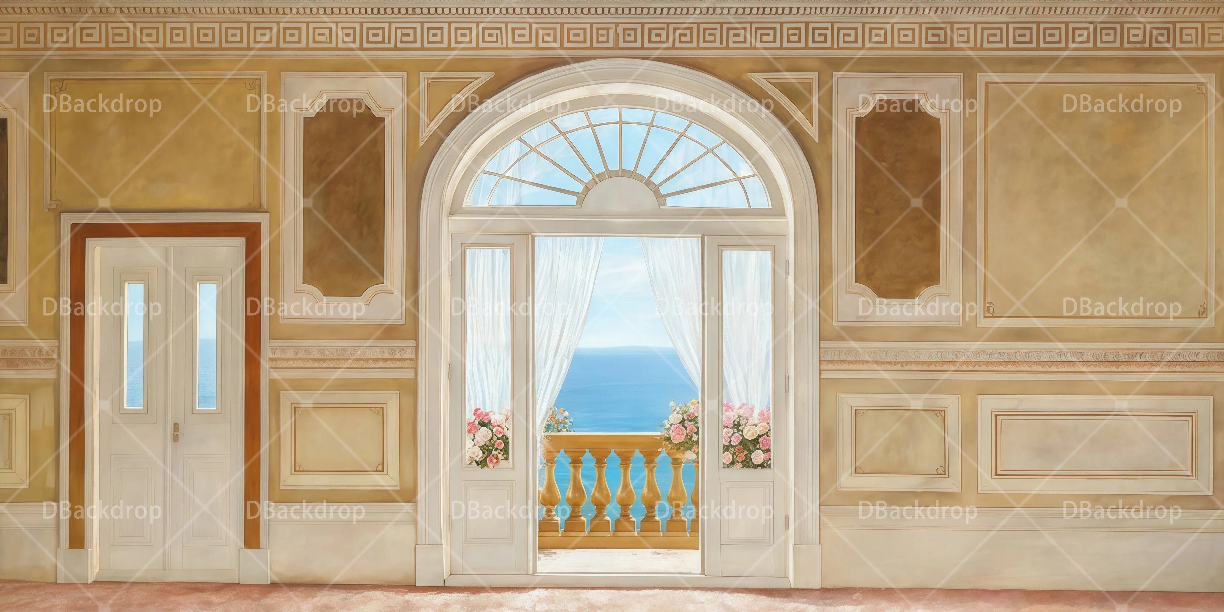 Performance Backdrop Drawing Room Professional Stage Backdrops UK RR65-T69
