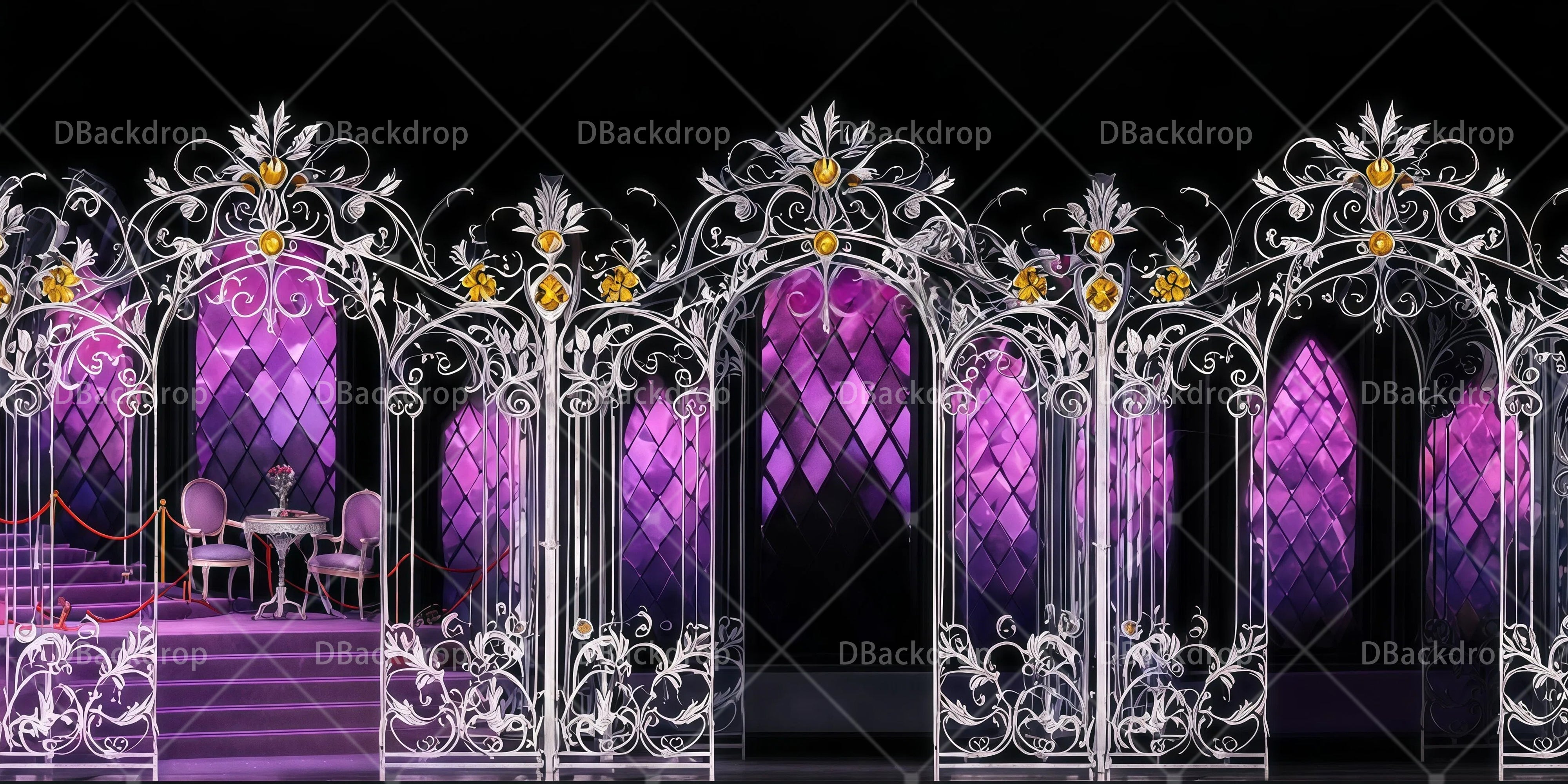 Dance Recital Backdrop Dance Hall Professional Stage Backdrops UK RR65-T86