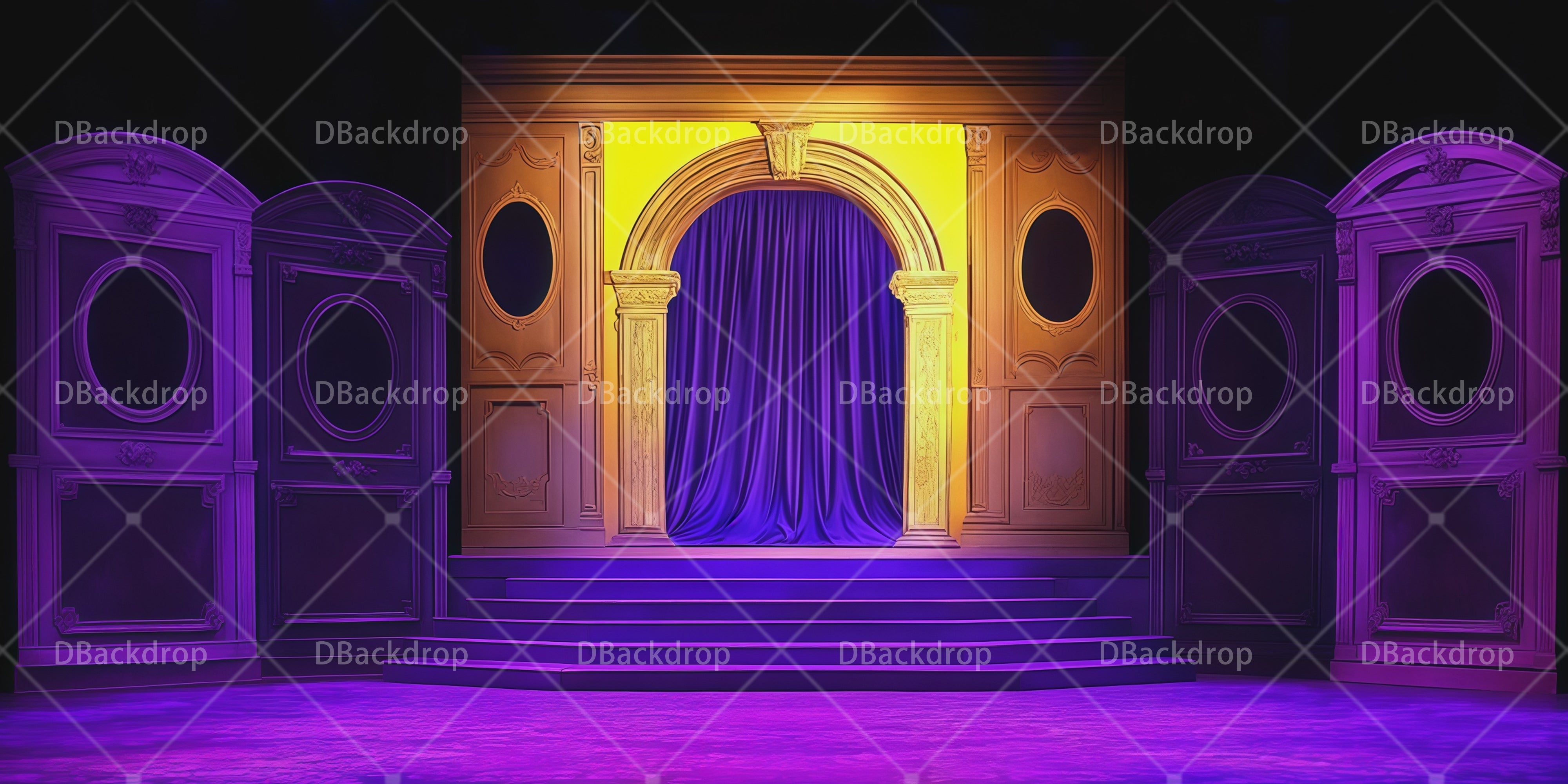 Stage Backdrops For Sale Orgon's Living Room Theater Backdrops UK RR66-T41