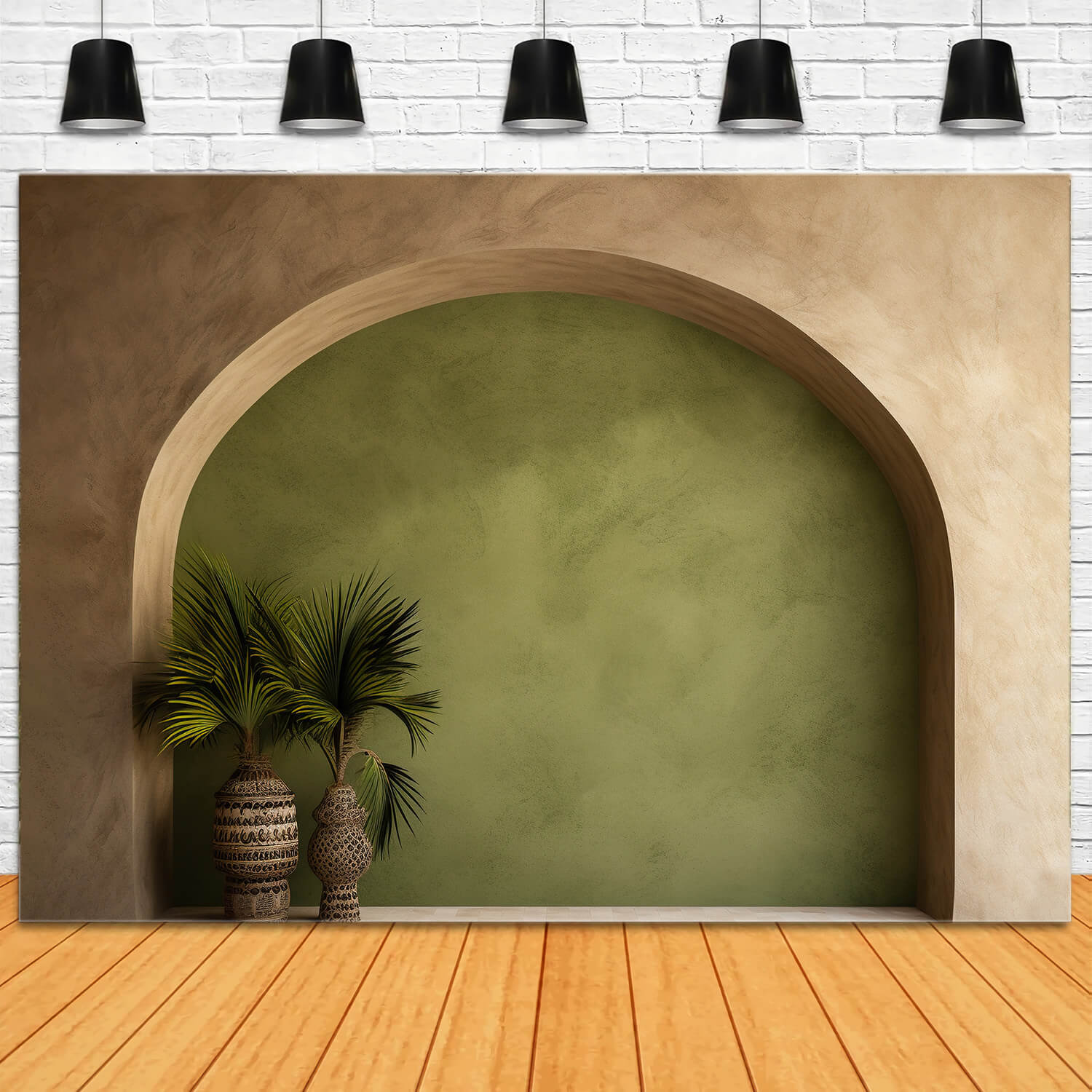 Botanical Bliss Boho Photography Backdrop UK RR7-21