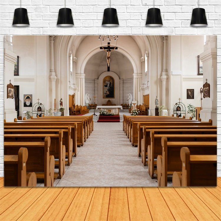 Easter Backdrops For Church Holy Altar Elegant Church Backdrop UK TWW3-9
