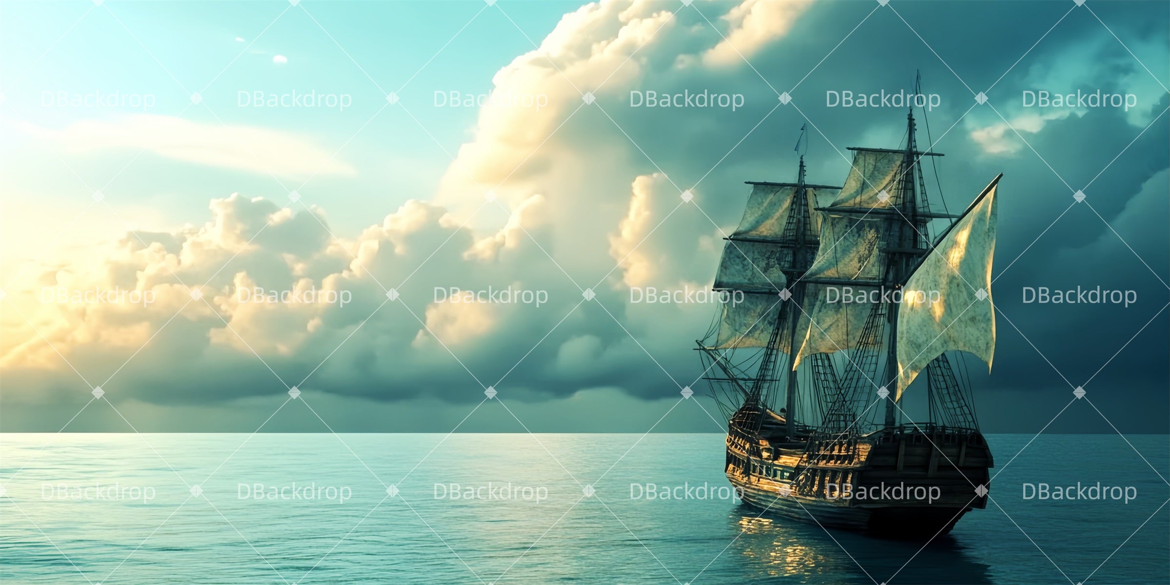 Theater Stage Backdrop The Captain's Boat Stage Backdrop Ideas UK TWW511-T116