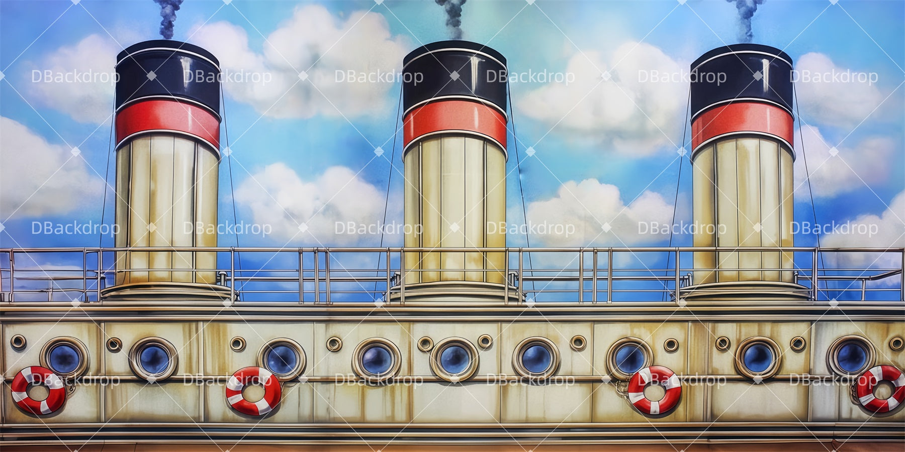 Performance Backdrop Final Deck Celebration Theater Backdrop UK TWW511-T23