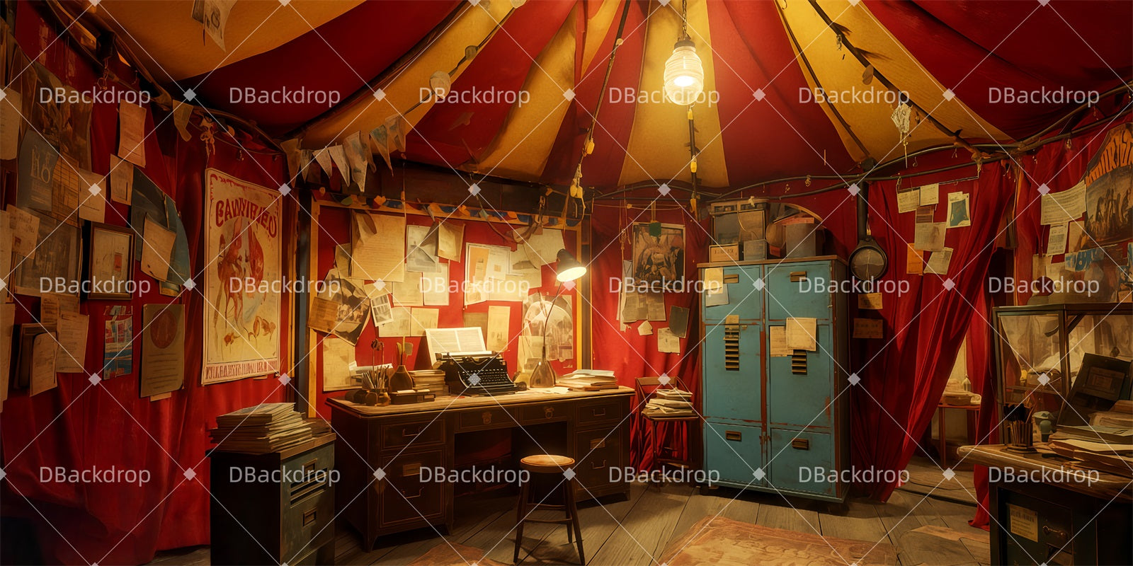 Theatre Stage Backdrop Calloway's Circus Office Backdrops For Theater UK TWW511-T39