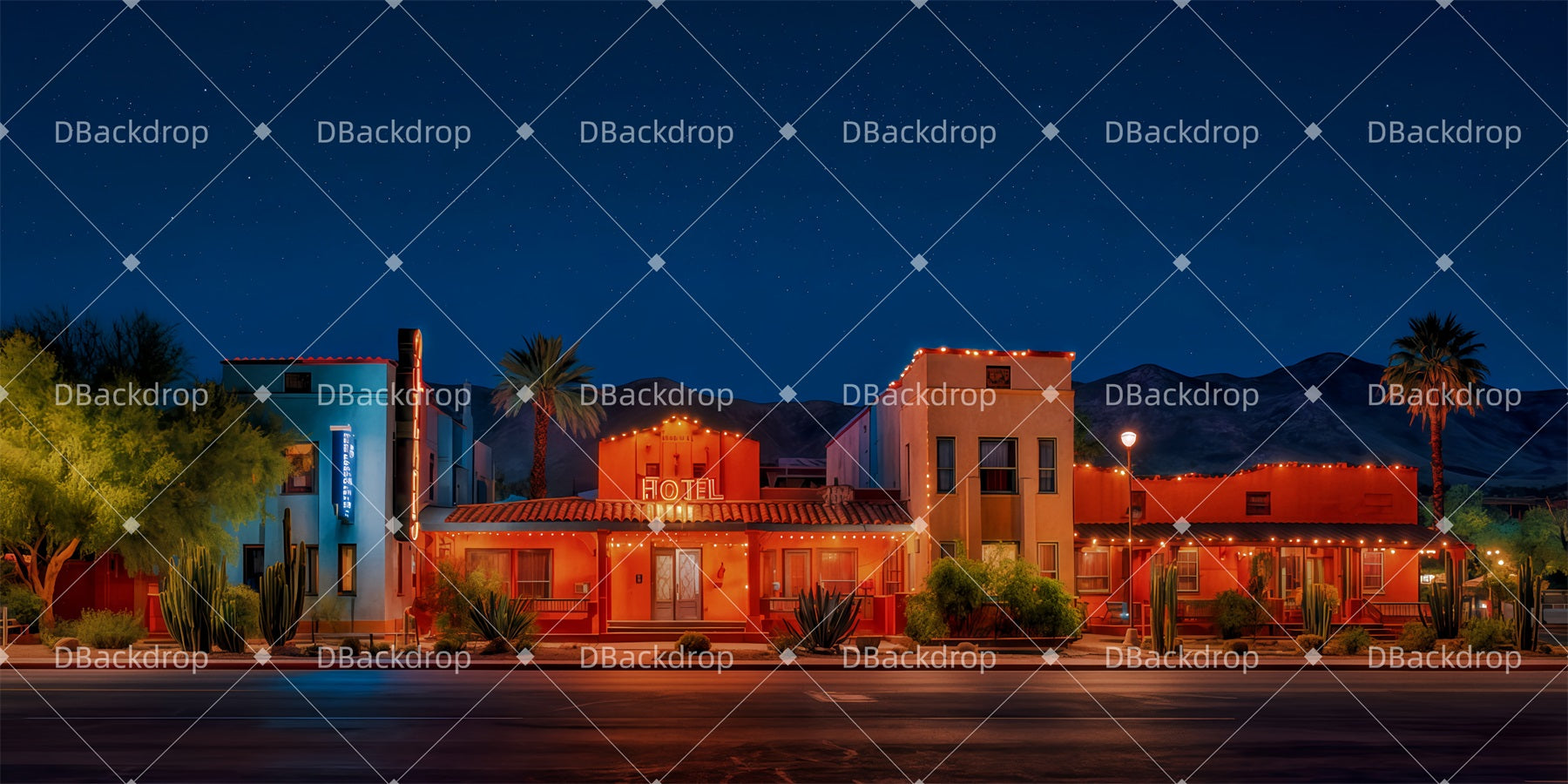 Theater Backdrop Zangler's Arrival Stage Backdrop Ideas UK TWW511-T43