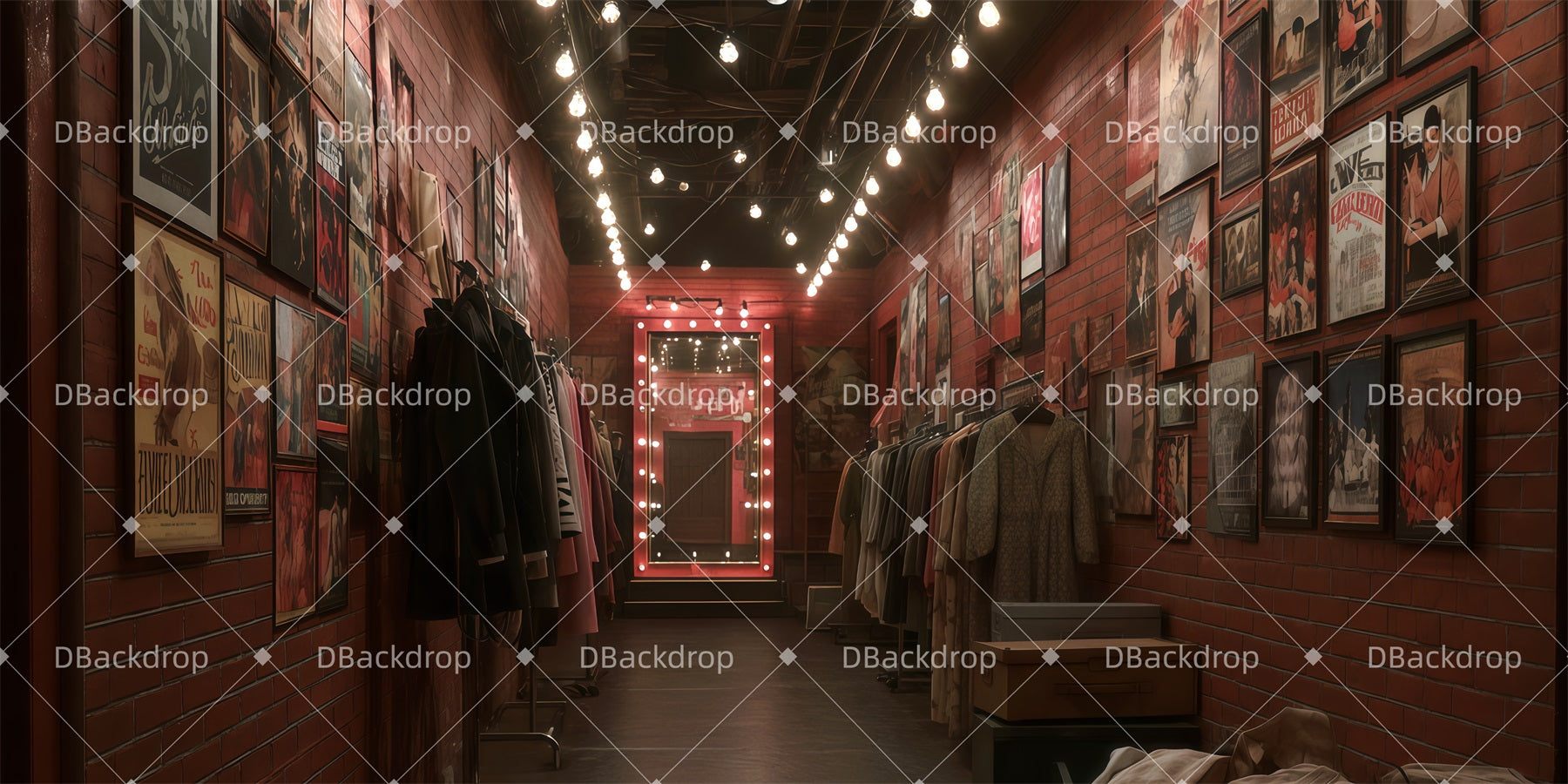 Performance Backdrops Backstage Hallway Broadway Stage Backdrops UK TWW511-T53