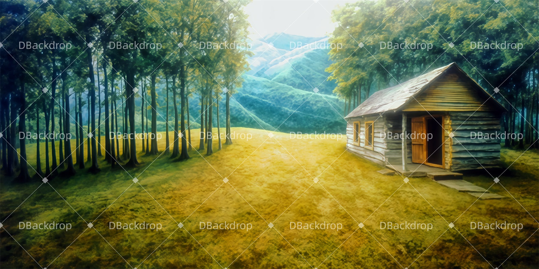 Forest Stage Backdrop Onstage Musical Scene Theater Backdrop UK TWW511-T57