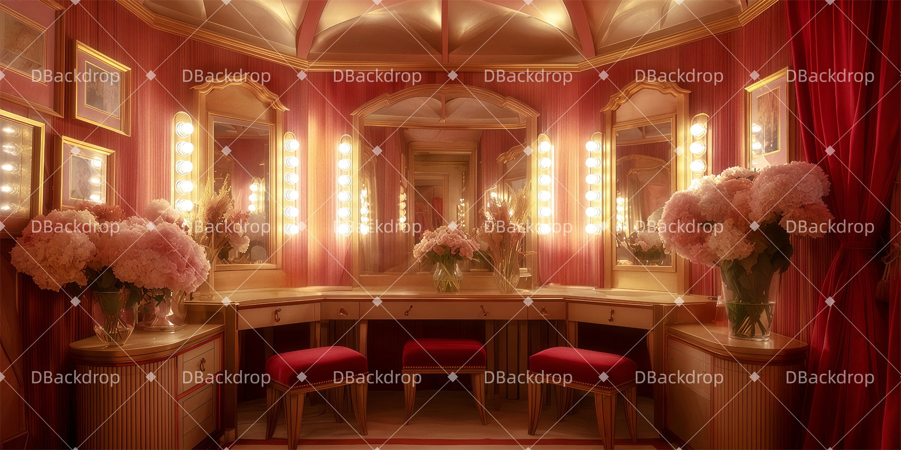 Performance Backdrops Dressing Rooms Theater Backdrops For Sale UK TWW511-T59