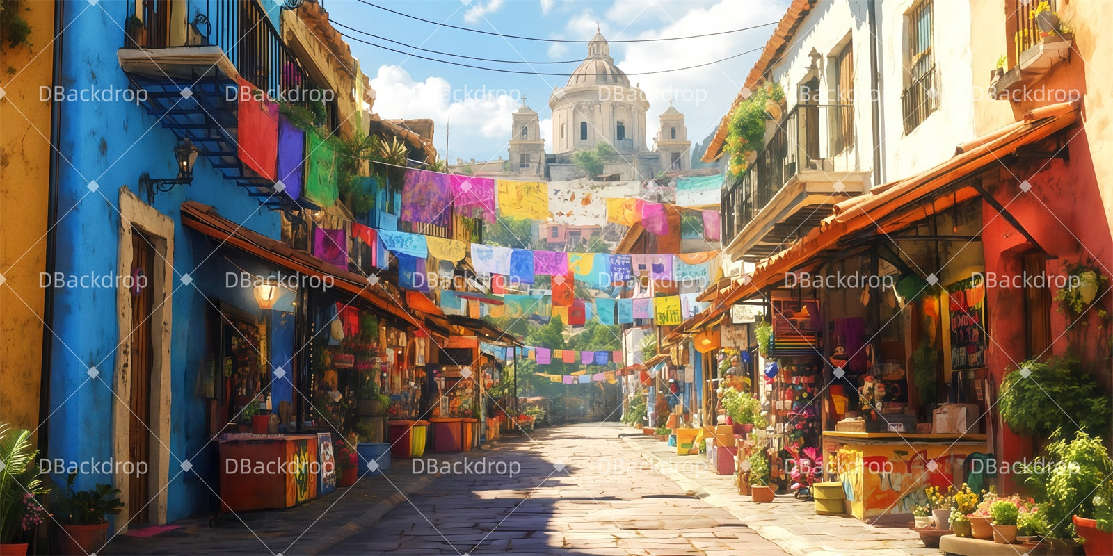 Professional Stage Backdrops The Barrio Theater Backdrops For Sale UK TWW511-T86