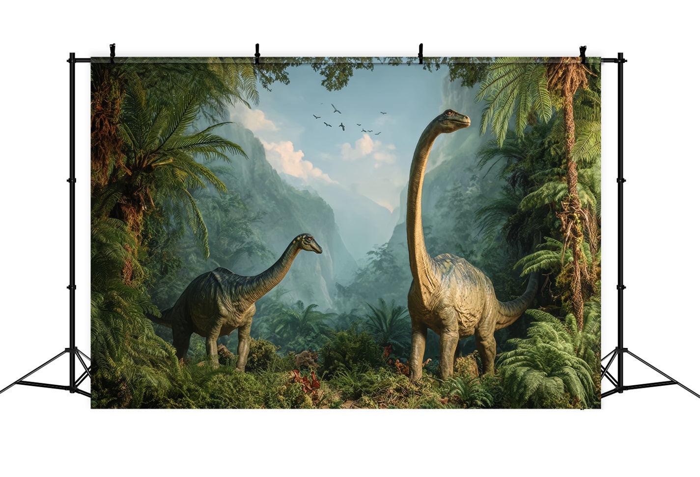 Rainforest Backdrop Jurassic Era Dinosaur Valley Forest Photo Backdrop UK TWW59-130