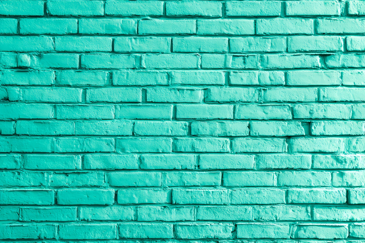 Brick Wall Backdrop Bright Aqua Painted Wall Brick Backdrop UK TWW59-166